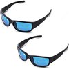 Ipower 2PCS Hydroponics Grow Light Room Glasses Goggles Anti UV for HPS MH GLGLSSBLUEX2